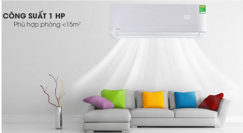 2. Máy lạnh Midea MSAB-10CRDN8 sở hữu thiết kế sang trọng, tinh tế