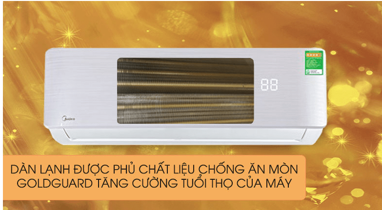9. Chống ăn mòn dàn lạnh nhờ chức năng GoldGuard 