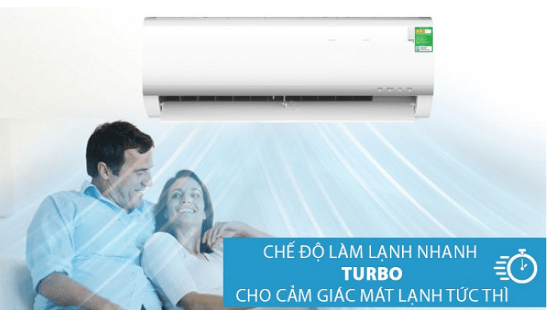 4. Làm lạnh nhanh chóng nhờ chế độ Turbo