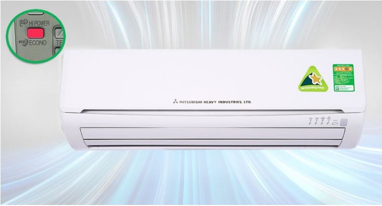 Điều hòa Mitsubishi SRK/SRC09CTR-S5 Heavy 9000BTU 1 chiều 6 Điều hòa Mitsubishi SRK/SRC09CTR-S5 làm lạnh nhanh chóng với Hi Power