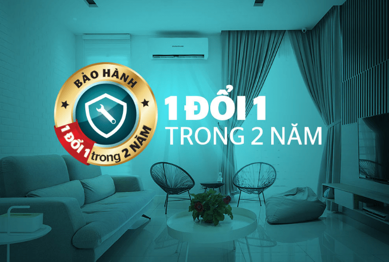 12. Điều hòa Sunhouse SHR-AW12C120 bảo hành 1 đổi 1 trong 2 năm