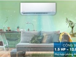 1. Điều hòa Toshiba RAS-H13C3KCVG-V có thiết kế thanh lịch, sang trọng cùng công suất 1.5 HP