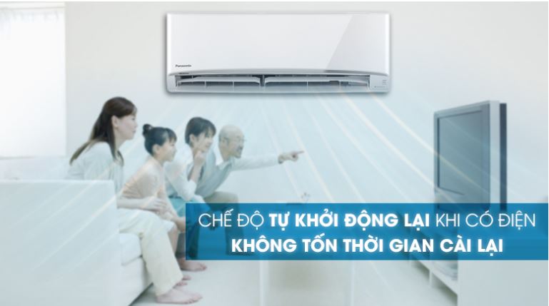 6. Điều hòa Toshiba H18C3KCVG-V có tính năng tự khởi động lại