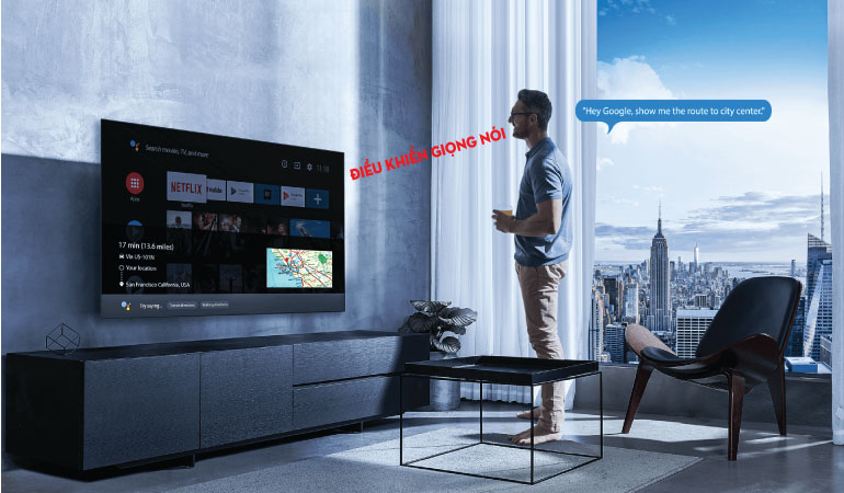 Android Tivi FFalcon 4K 50 inch 50UF2 12 5. Tivi FFalcon 50 " 50UF2 điều khiển TV bằng giọng nói