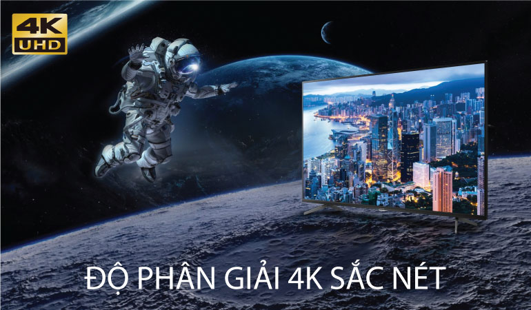 Android Tivi FFalcon 4K 50 inch 50UF2 9 do phan giai 4k