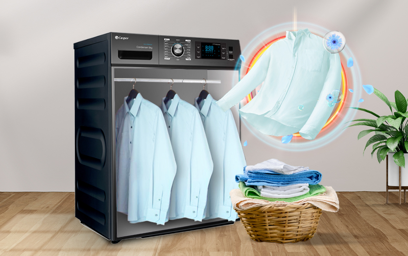 Máy sấy Casper TD 80CGB đánh bay 6 loại mùi hôi kho chịu