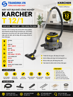 Máy hút bụi công nghiệp Karcher T 12/1
