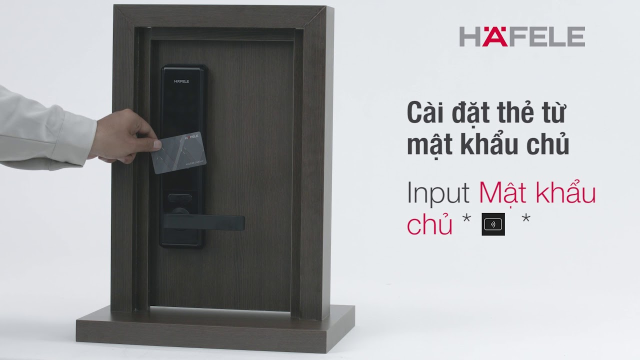 Các đặc điểm nổi bật trên khoá điện tử Hafele EL7200 - TC