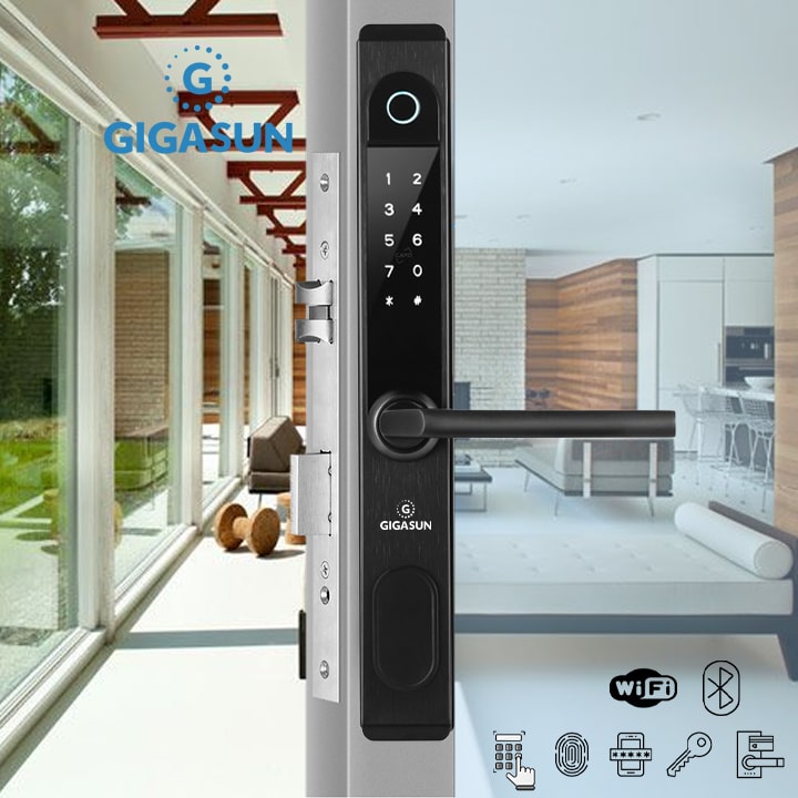 3. Lắp đặt khoá cửa Gigasun A02B phù hợp nhiều kiến trúc nhà