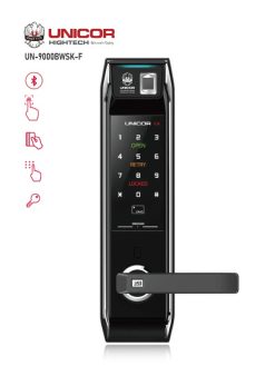 Khóa cửa vân tay Unicor UN-9000BWSK-F