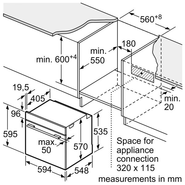 4. Thông tin kỹ thuật lò nướng Bosch HBG5370B0