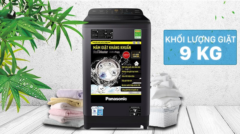Khối lượng giặt 9 Kg, phù hợp cho gia đình từ 3 - 5 thành viên