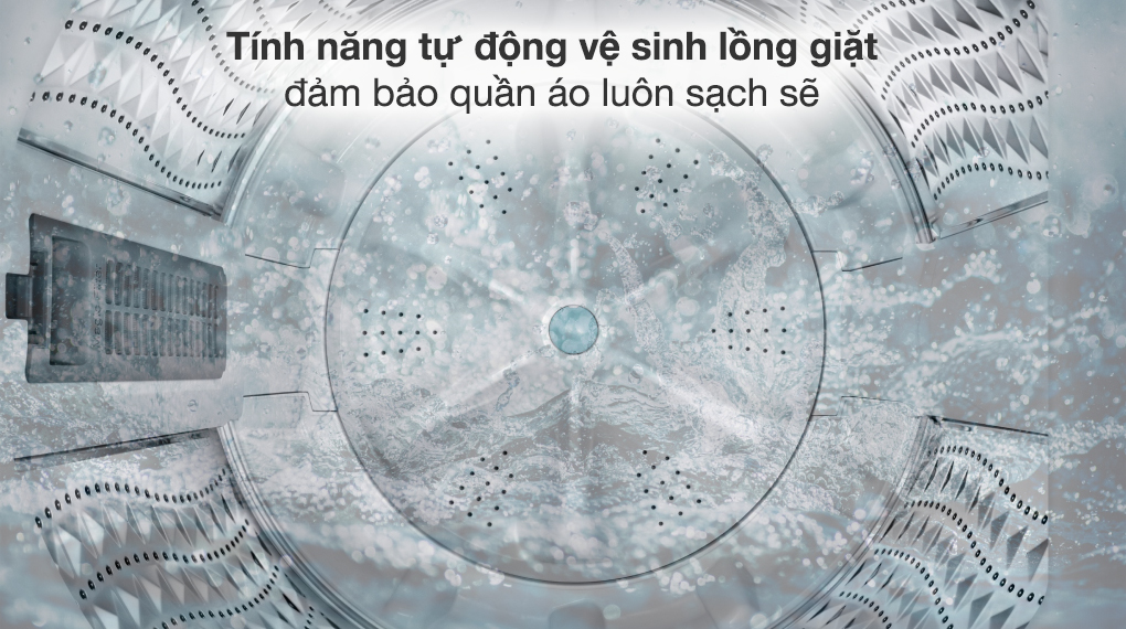 Các tiện ích thông minh trên Máy giặt Samsung cửa trên WA95CG4545BDSV