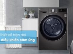 Máy giặt sấy bơm nhiệt DVHP09B được thiết kế trang trọng, hiện đại cho mọi không gian