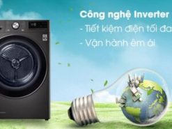 Máy sấy Bơm nhiệt DVHP09B có công nghệ Inverter siêu tiết kiệm điện