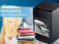 Khối lượng giặt 9kg, 8 chương trình giặt - Máy giặt Toshiba 9 kg AW-M1000FV(MK)