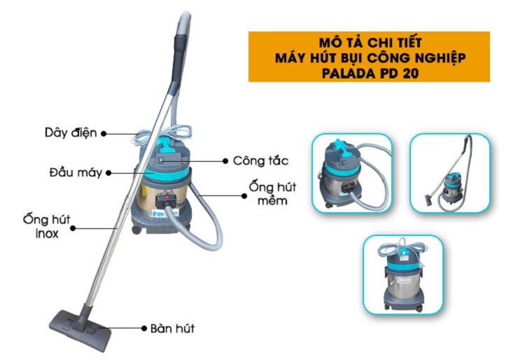 Máy hút bụi Palada PD 20 