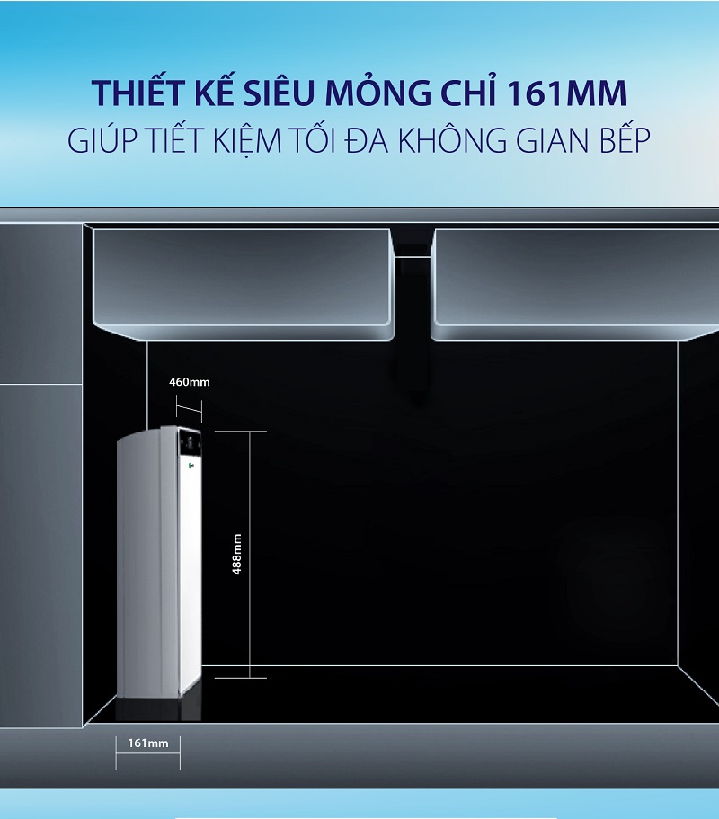 5. Thiết kế không bình chứa siêu mỏng