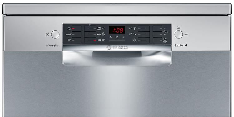 Máy rửa bát âm tủ Bosch SMS46KI04E có thiết kế sang trọng, hiện đại