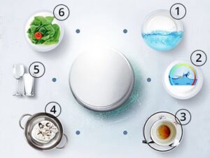 3. Máy rửa chén Fujishan FJVN12-0218F trang bị 7 chương trình rửa tiện ích