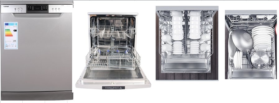 Máy rửa bát độc lập Fujishan FJVN12-0218F 12 bộ 11 5. Tiết kiệm thời gian, tiết kiệm điện và nước tối ưu