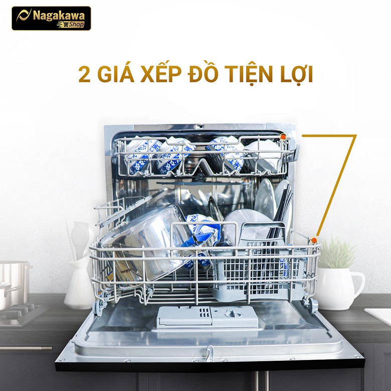1. Giá xếp bát đĩa theo tiêu chuẩn của người châu Á