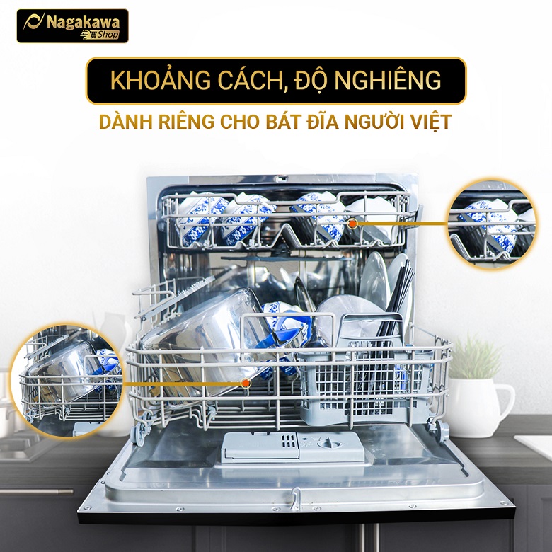 6 Khoảng cách và độ nghiêng dành riêng cho bát đĩa người Việt