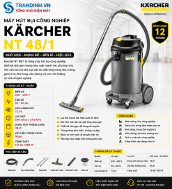 Máy hút bụi công nghiệp Karcher NT 48/1