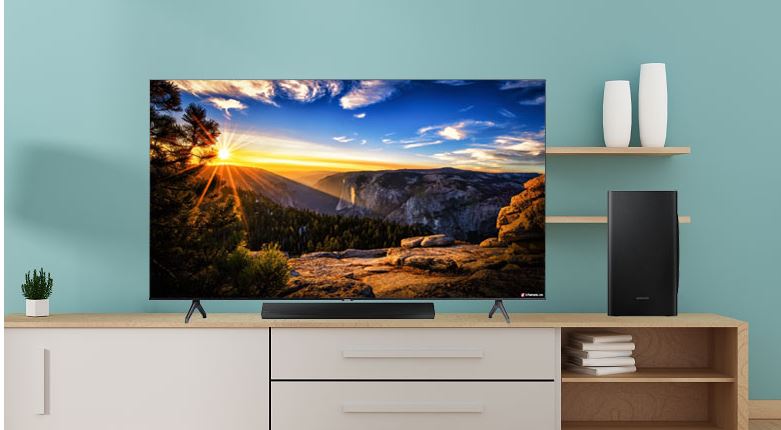 Loa SamSung HW-T650 thiết kế màu đen sang trọng, tinh tế, hiện đại