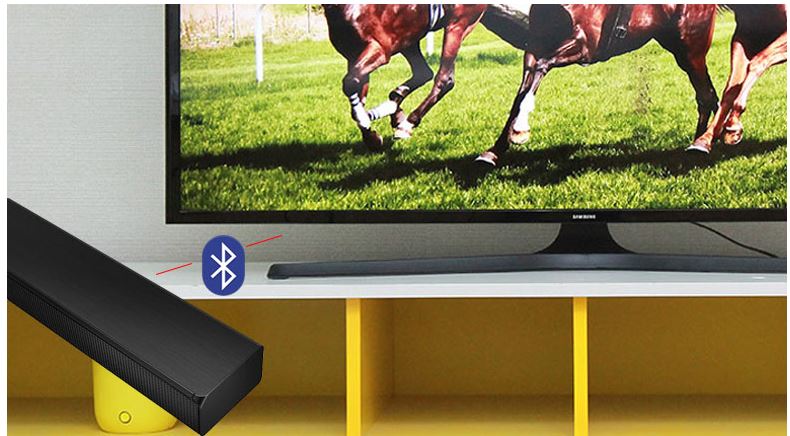 Loa tivi SamSung HW-T650 giúp kết nối điện thoại, máy tính bảng đến loa với Bluetooth 2.0