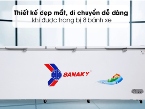 Tủ đông Sanaky VH-1199HY có thiết kế hiện đại, sang trọng