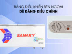 Bảng điều khiển đặt ở bên ngoài tủ thao tác dễ dàng