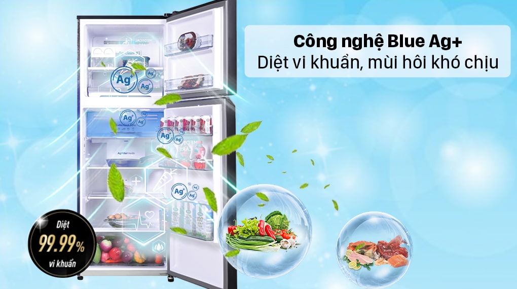 4. Công nghệ Blue Ag+ diệt khuẩn hiệu quả đến 99,9%