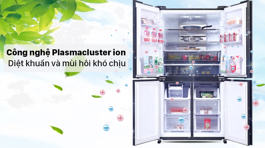 Công nghệ Plasmacluster ion khử mùi, kháng khuẩn hiệu quả
