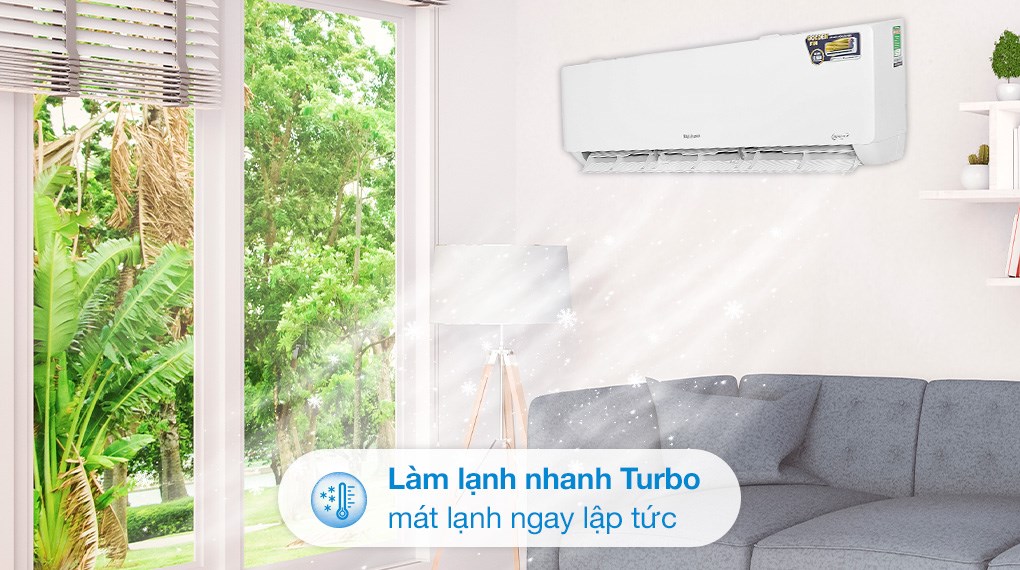 Máy lạnh Nagakawa 2.5HP inverter NIS-C24R2T28 8 Máy lạnh Nagakawa Inverter 2.5 HP NIS-C24R2T28
