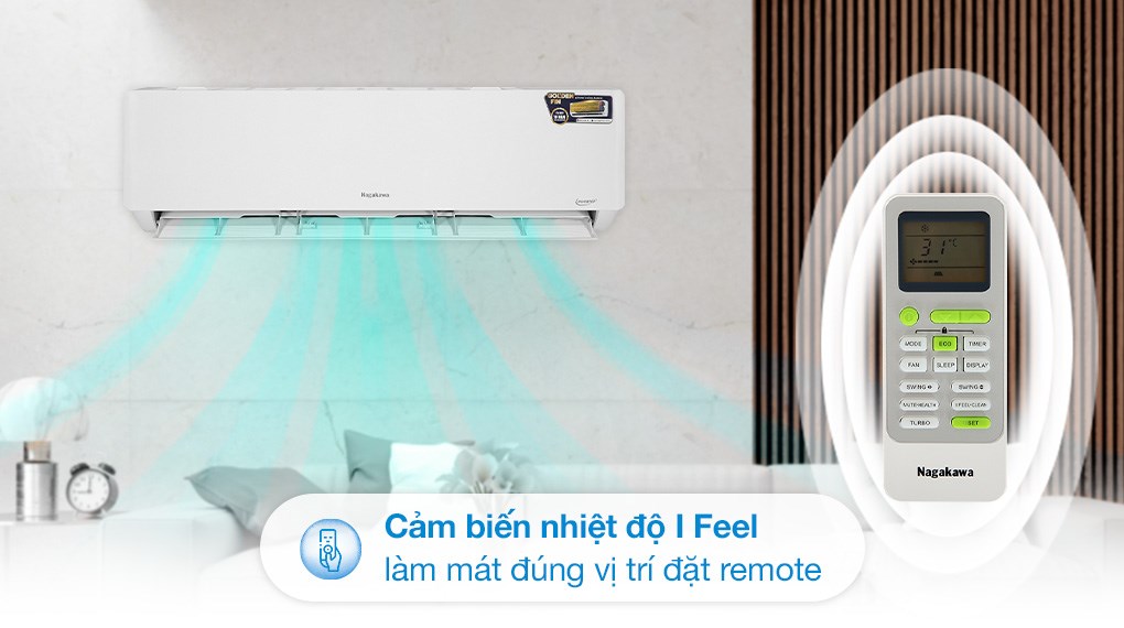 Máy lạnh Nagakawa 2.5HP inverter NIS-C24R2T28 12 Máy lạnh Nagakawa Inverter 2.5 HP NIS-C24R2T28