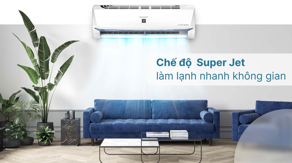Máy lạnh Sharp Inverter 1.5 HP AH-XP13BSW - Công nghệ làm lạnh 2 1020x570 1