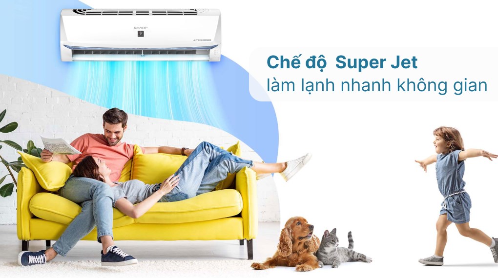 Máy lạnh Sharp Inverter 2 HP AH-XP18BSW - Công nghệ làm lạnh 2 1020x570 2