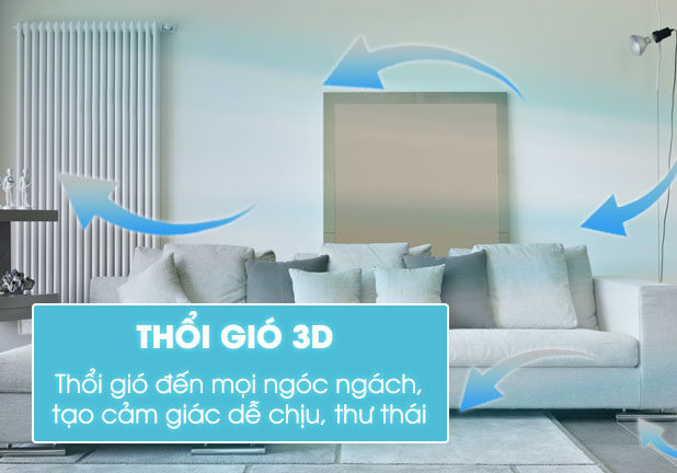 Điều hòa tủ đứng LG 200.000BTU APNQ200LNA0/APUQ200LNA0 9 thỏi gió 3D