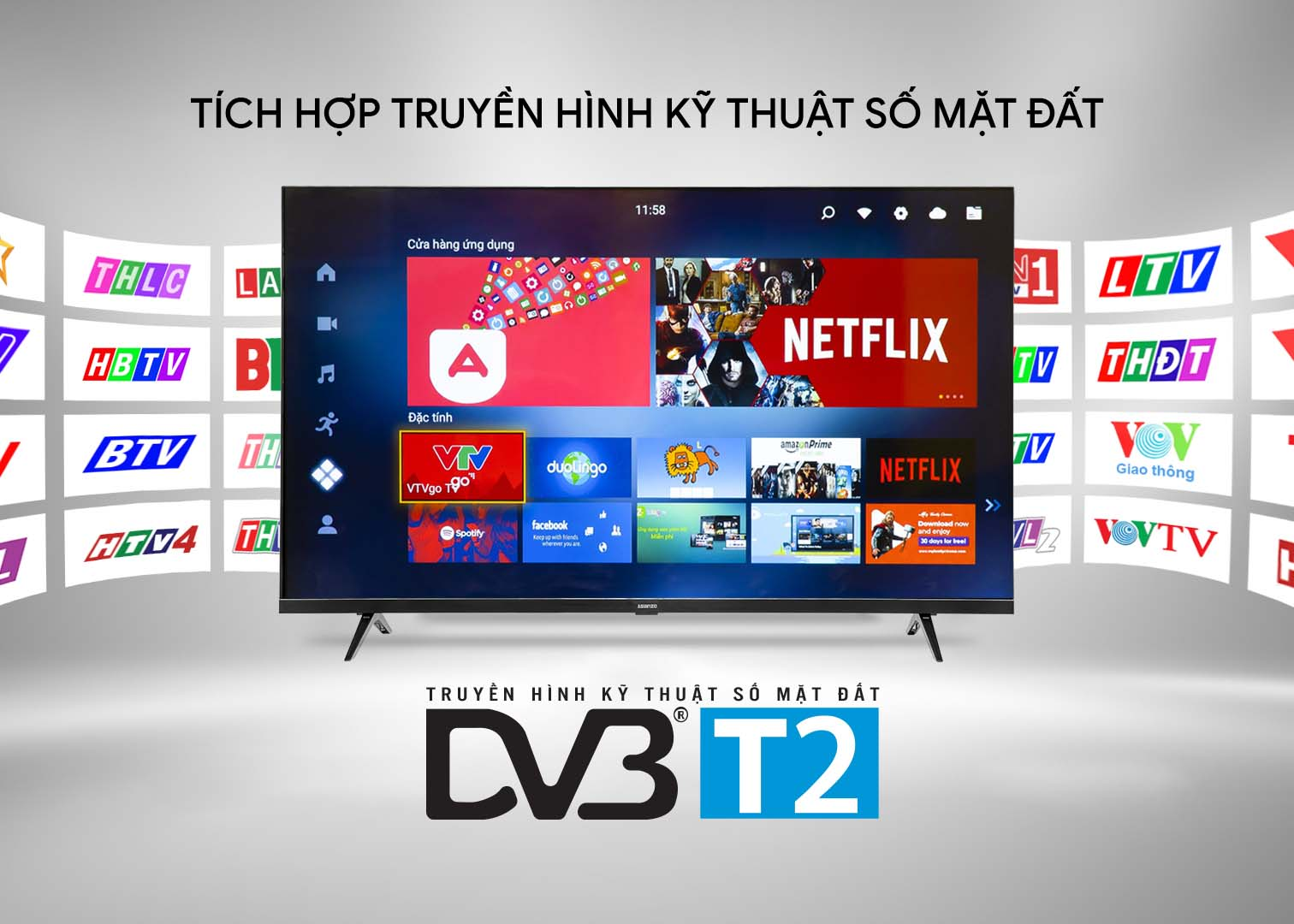 Smart Tivi Asanzo Islim Pro 4K 50 Inch - 50U72 12 8 21