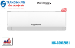 Điều hòa Nagakawa NIS-C09R2U51 | 9000BTU 1 chiều Inverter