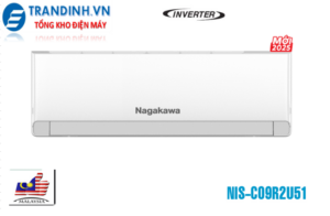 Điều hòa Nagakawa NIS-C09R2U51 | 9000BTU 1 chiều Inverter
