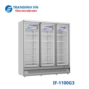 Tủ đông Alaska IF-1100G3 | 1100 lít 3 cánh, mặt kính
