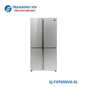 Tủ lạnh Sharp SJ-FXP650VG-SL | 572L 4 cánh Inverter