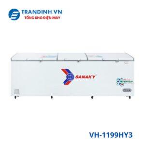 Tủ đông Sanaky VH-1199HY3 | 900L 1 ngăn 3 cánh inverter