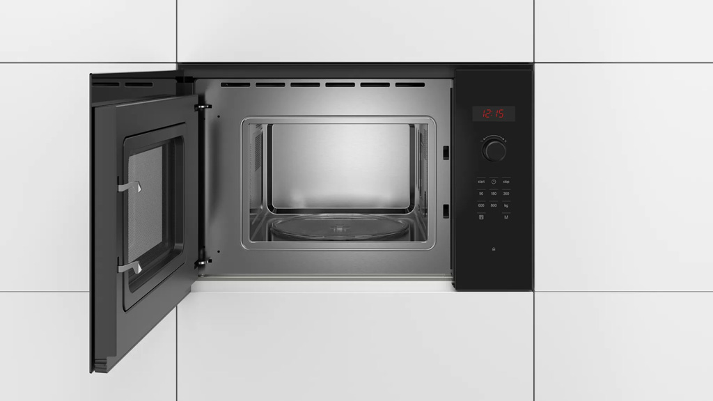 Lò vi sóng âm tủ Bosch BFL523MB0B 20 lít 5 Bên trong lò được thép không gỉ bền bỉ theo thời gian
