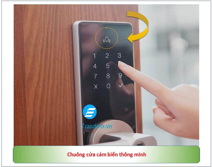 Khóa AN1 sở hữu chuông cửa cảm biến thông minh