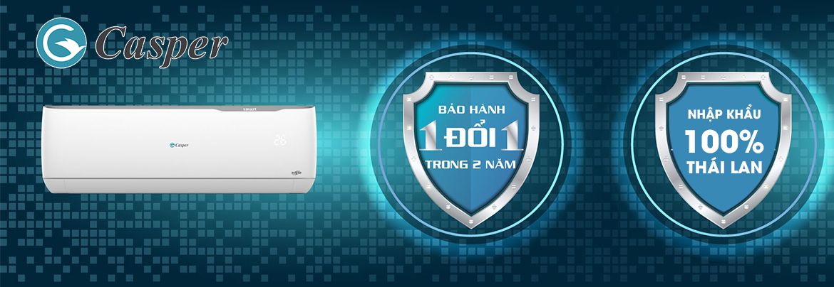 Máy lạnh di động Casper PC-09TL33 8 4. Chế độ bảo hành của điều hoà di động Casper PC-09TL33.