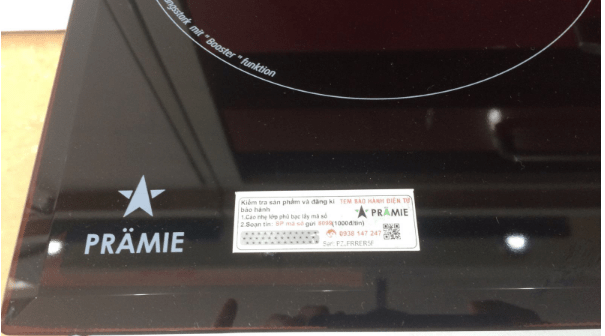 Bếp từ Pramie PRTH 2209 4 Bếp từ Pramie PRTH 2209 sử dụng mặt kính Siam Ceran được làm từ chất liệu gốm thủy tinh