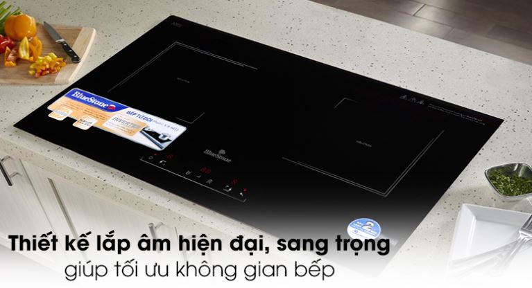4. Bluestone ICB-6833 có thiết kế lắp âm sang trọng, hiện đại giúp tối ưu không gian căn bếp